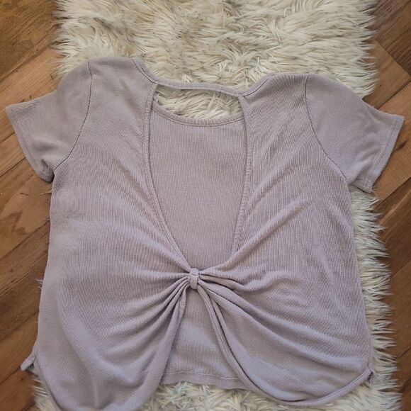 Mono B Tops - Mono B Cinched Back Top